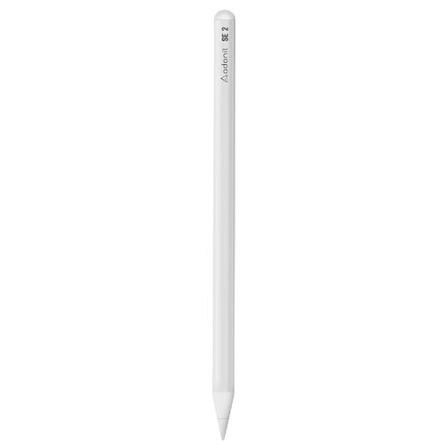 Adonit Stylet Magnétique pour iPad Technologie Rejet de Paume Autonomie 10H Blanc