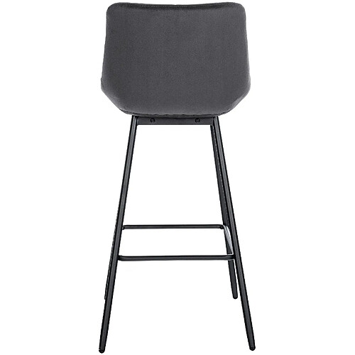 Non Tabouret de bar Weston velours