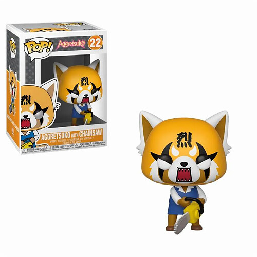 Gamesland AGGRETSUKO - Bobble Head POP N° 22 - Aggretsuko with Chainsaw