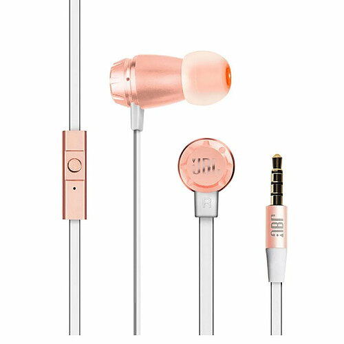 Écouteurs À Double Bobine Mobile D'Origine Jbl T380A Microphone Intégré Hifi Intra-Auriculaires À Rose