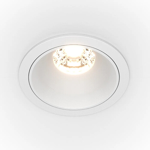 MAYTONI Downlight Encastré Rond Dimmable Blanc, 550lm, 4000K