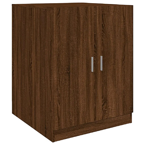 Maison Chic Meuble rangement de salle de bain | Meuble pour machine à laver | Armoire murale de bain Chêne marron 71x71,5x91,5 cm -GKD79804