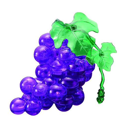 Hcm Kinzel Puzzle 3D - 46 pièces - Grappe de raisin : Violet