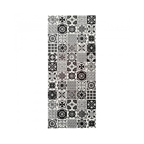 Mani Textile Tapis Carreaux Black