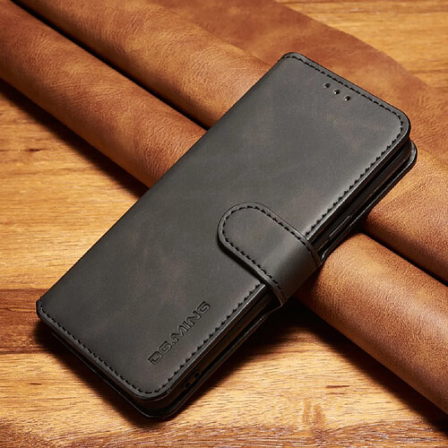 Etui en PU style rétro noir pour votre Samsung Galaxy S9