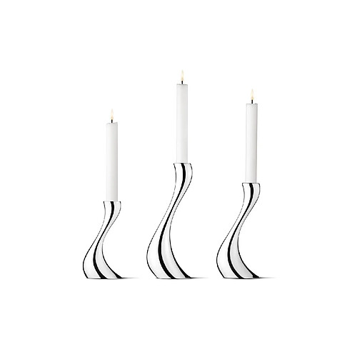 Georg Jensen Set de bougeoirs Cobra