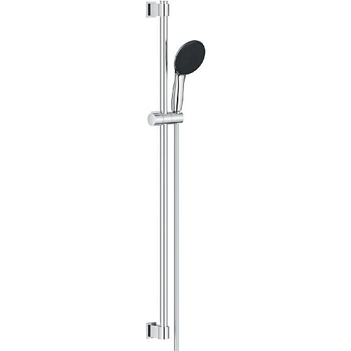 Ensemble de douche avec pommeau 3 jets, barre 90cm et flexible - GROHE Vitalio Start 110 26956001 - Economie d'eau - Chromé