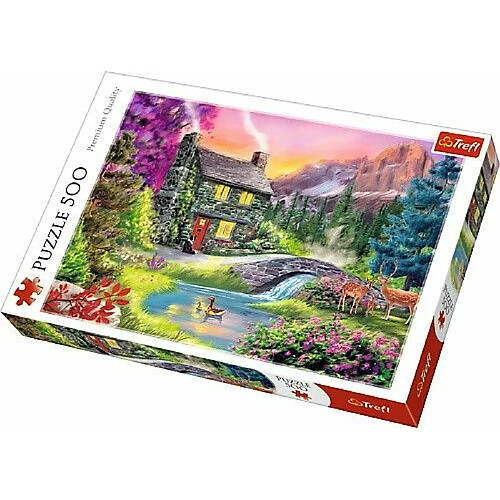 trefl Puzzle modèle Idylle de la Montagne 500 pièces, 37325, Multicolore