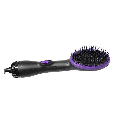 Brosse STYLE and DRY - VENTEO - Brosse et sèche vos cheveux - Tête rembourrée - Picots démêlants - 1000Whatts - Cable rotatif à 360° - Sélecteur de température