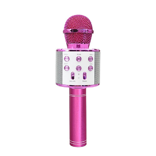 Microphone Karaoke bluetooth haut parleur ozzzo violet pour Samsung Galaxy Tab S6