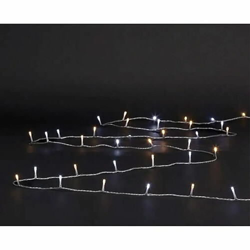 Guirlande de noël extérieur 100 LED 8F Blanc froid chaud - FEERIC CHRISTMAS