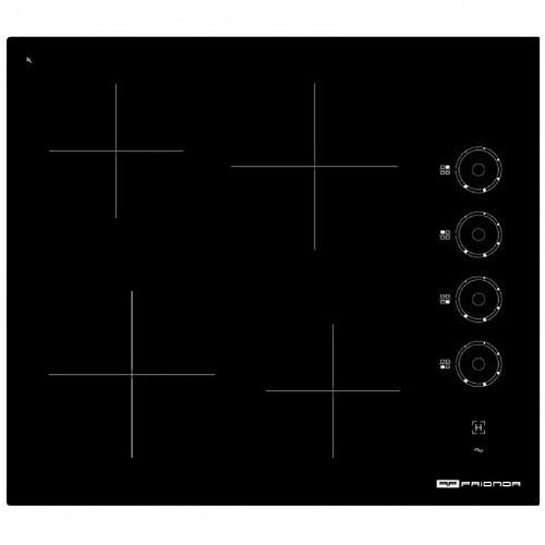 Frionor TABLE 4 ZONES VITROCÉRAMIQUE AVEC MANETTE NOIRE