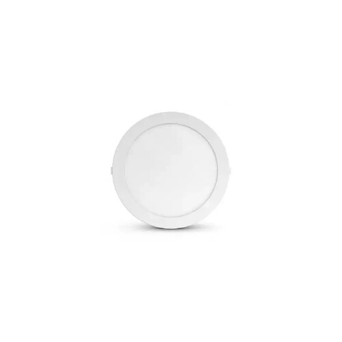 Plafonnier LED AC220/240V 24W 2100lm 120° IP40 IK06 Ø300mm - Blanc Chaud 3000K perçage Ø272mm