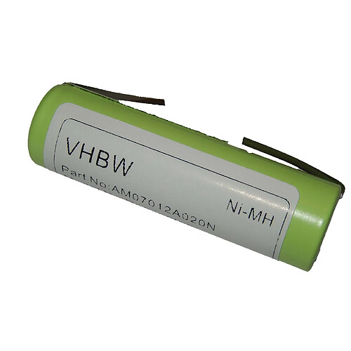 vhbw Batterie Ni-MH 2000mAh (1.2V) pour rasoir Remington, Ermila, Wahl, Panasonic, Moser, Braun Silk Epil, Onys Aesculap, etc. comme Remington 1.2V.