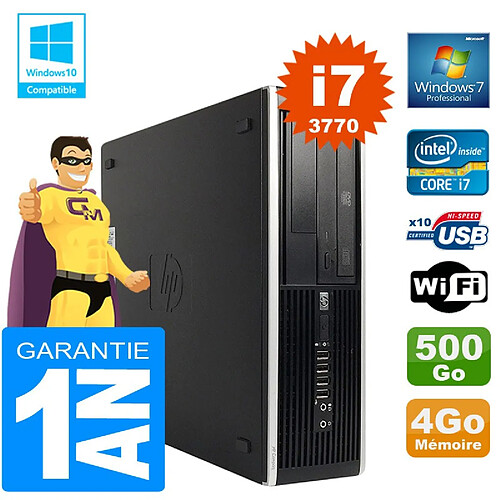 PC HP Compaq 8300 SFF Core I7-3770 Ram 4Go Disque 500 Go Graveur DVD Wifi W7 · Occasion