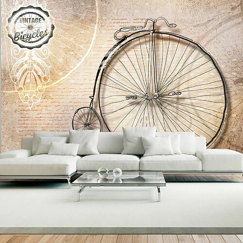 Paris Prix Papier Peint Vintage Bicycles Sepia 280 x 400 cm