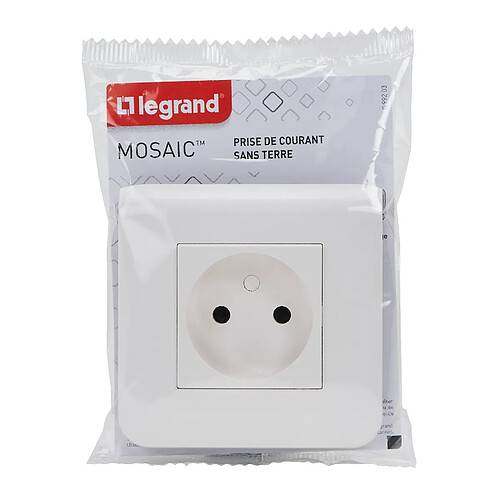 Legrand 2P Cpl Vis Blanc