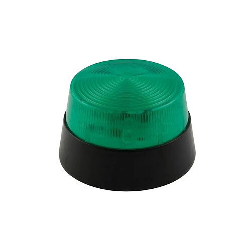 Perel Flash stroboscopique à led - vert - 12 vcc - ø 77 mm