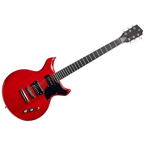 SVY DC TCH - Guitare électrique Silveray DC cherry Stagg