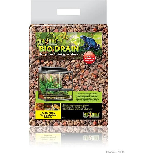 Exo Terra Substrat de drainage BioDrain , 2 kg