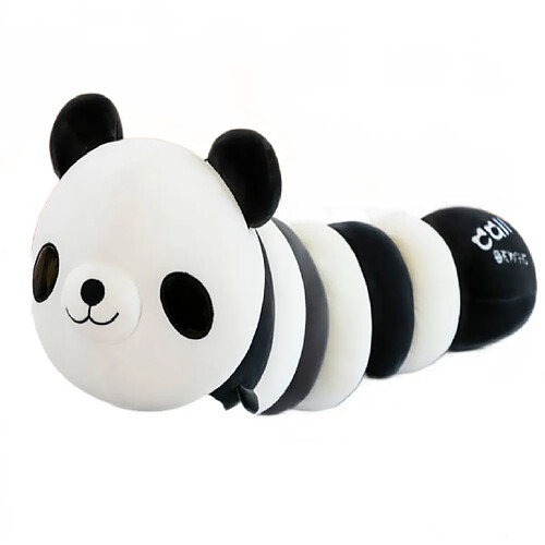 Universal 70cm peluche chenille colorée animaux transformation poupée dessin animé peluche canapé coussin coussin bébé avare | animaux en peluche (panda)