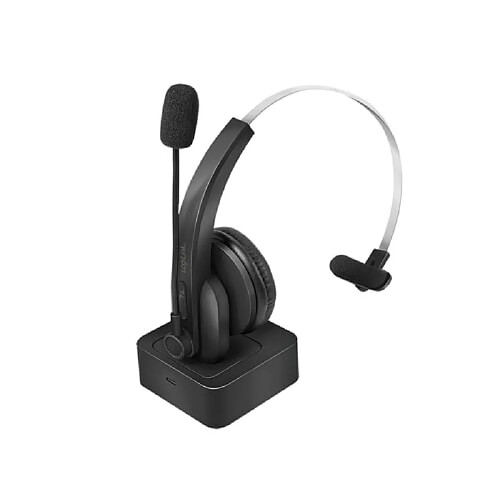 Logilink BT0059 Micro Casque Sans Fil Bluetooth Microphone Contrôle du Volume Noir