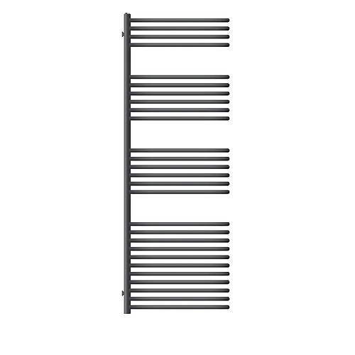 LuxeBath Radiateur porte-serviettes design Partition à eau en acier anthracite 50x160 cm