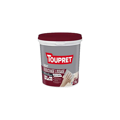 Pate Rebouchage lissage 2 en 1 TOUPRET 1,5kg - BCMULPEX1.5