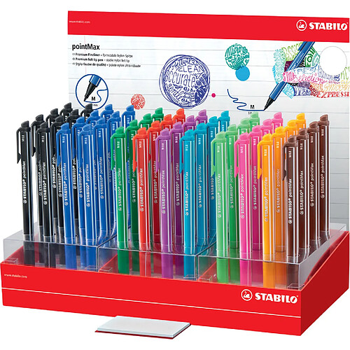 STABILO Feutre de coloriage pointMax, présentoir de 48 ()