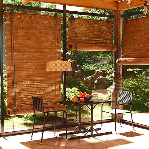 Salle à manger de jardin 3 pcs,Table et chaise à dîner Noir -MN87202