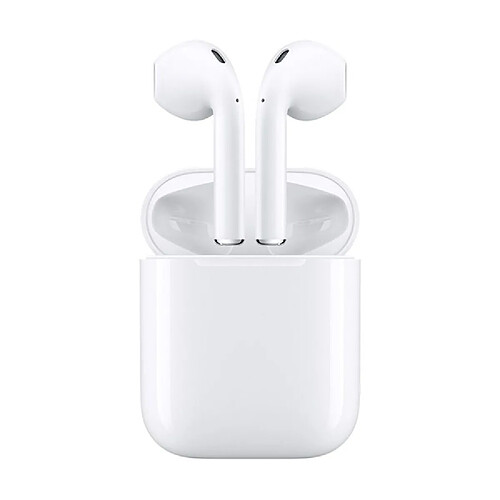 Universal Casque sans fil I12 blanc avec Bluetooth 5.0