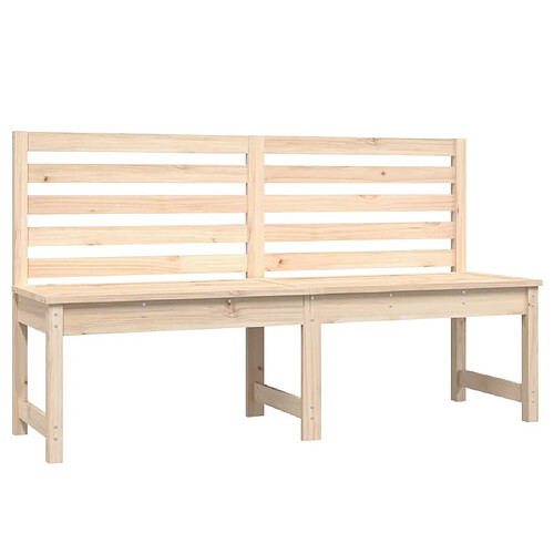 Maison Chic Banc de jardin | Banquette de jardin | Chaise Relax 157,5 cm bois massif de pin -MN37560