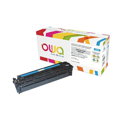 Armor Toner Owa compatible HP 125A-CC541A cyan pour imprimante laser