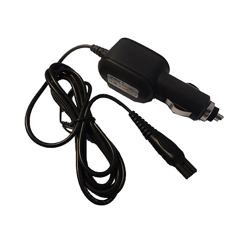 vhbw Câble de charge allume-cigare compatible avec Philips PT925/20, PT925/80, QS6160, QT4022/15, QT4022/32 rasoir électrique - Chargeur 12V