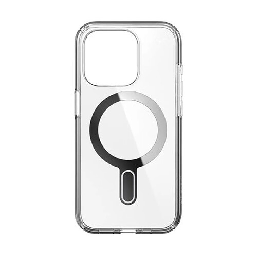 Speck Coque pour iPhone 15 Pro MagSafe Presidio Perfect-Clear Click-lock Anti-rayures Transparent