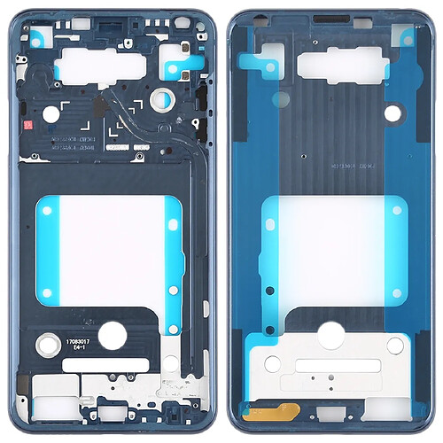 Wewoo Plaque de cadre LCD de boîtier avant pour LG V30 / VS996 / LS998U / H933 / LS998U / H930 bleu