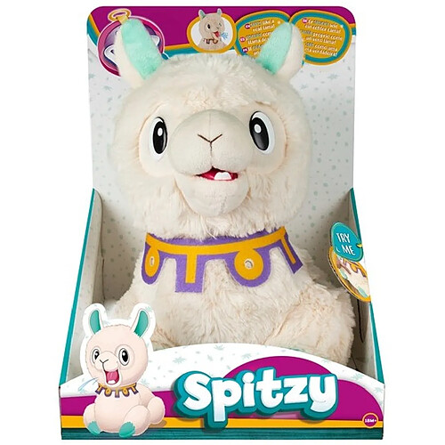 Club Petz, Spitzy le drôle de lama, peluche interactive, crème