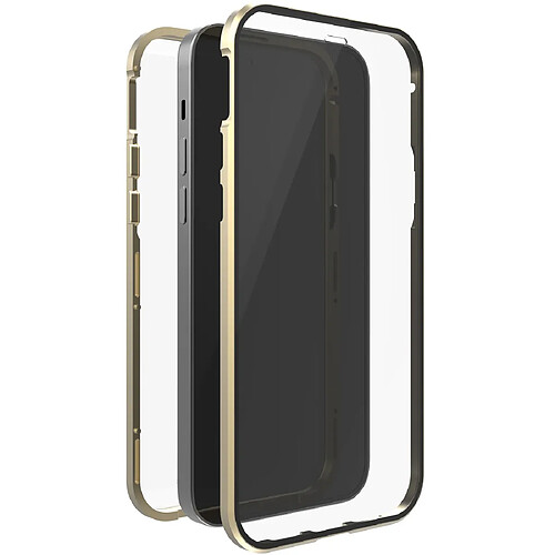 White Diamonds Coque de protection "360° Glass" pour iPhone 12/12 Pro, or