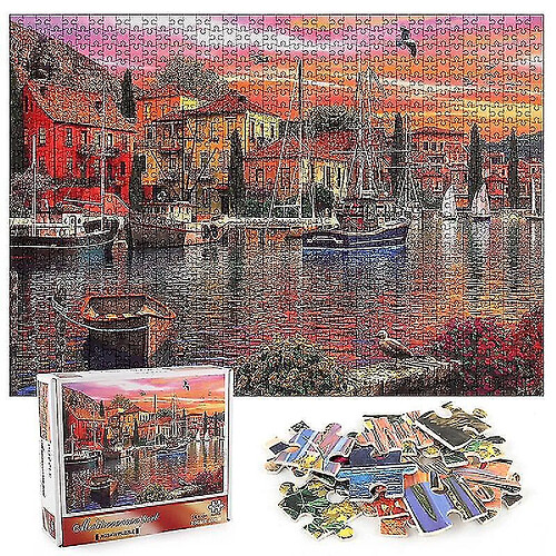 Universal 1000 pièces de puzzle côtier jeu de décompression