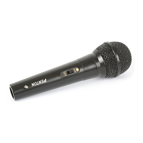 Fenton DM100 Micro dynamique unidirectionnel cardioide pour chant & discours - Câble de 3M - Noir