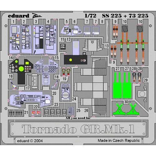 Tornado Gr.Mk.1 - 1:72e - Eduard Accessories