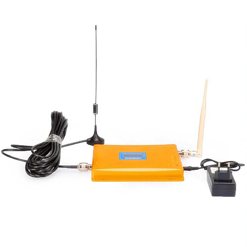 Amplificateur De Signal LED DCS 1800MHz Avec Antenne Ventouse Or Pour Mobile YONIS