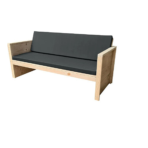 Wood4you - Banc de jardin - Kit à monter soi-même - Coussins inclus Wood4you - Banc de jardin - Kit à monter soi-même - Coussins inclus