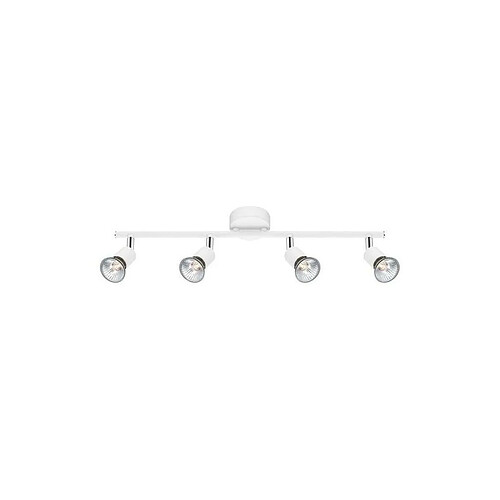 NOVA LUCE Plafonnier BASE Blanc Mat LED GU10 4x5 W