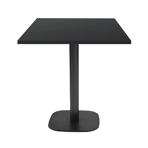 Restootab Table 70x70cm - modèle Round noir