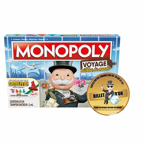 Jeu de société Monopoly Voyage Autour du monde (FR)