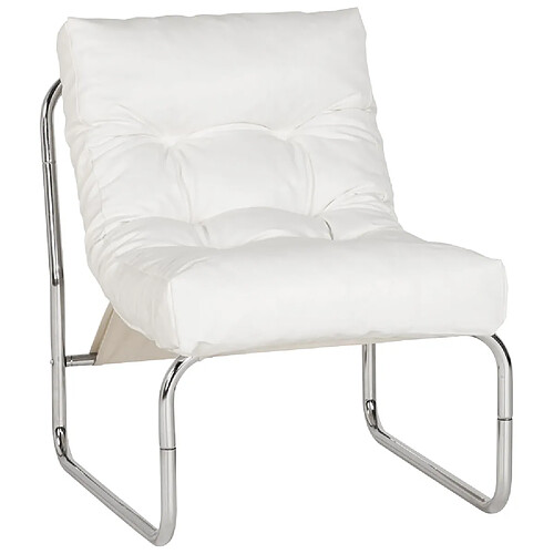 Alterego Fauteuil lounge 'LOFT' blanc