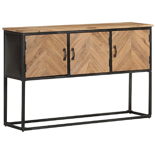 vidaXL Buffet 120x30x75 cm Bois d'acacia solide