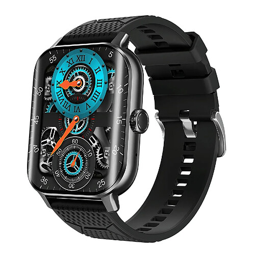 Yonis Montre Connectée 2.02' Curved Voix IP67 Santé