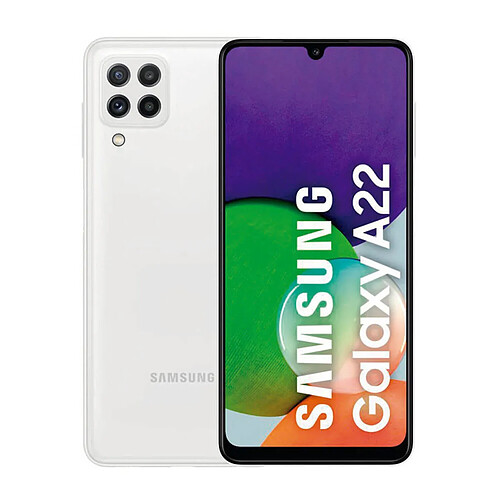 Samsung Galaxy A22 4G 4GB/64GB Blanc (White) Dual SIM SM-A225F · Reconditionné